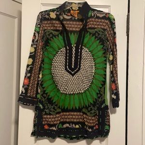 Tory Burch colorful blouse